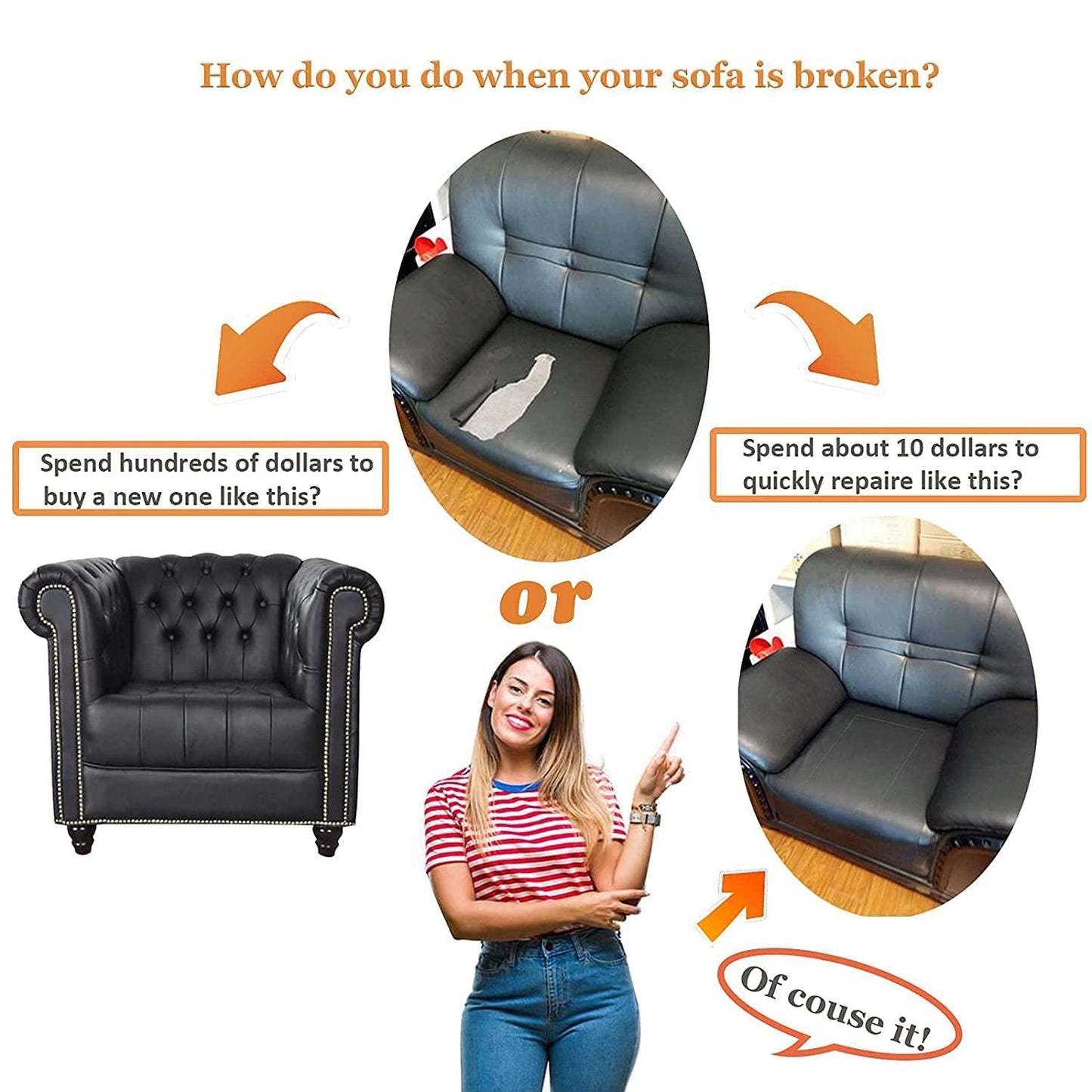 Self-Adhesive Leather Sheet Roll